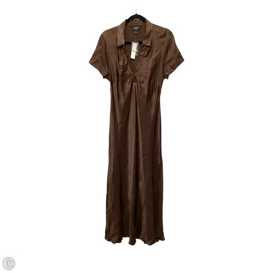 Blouse Long Sleeve By J. Crew In Brown, Size: 14