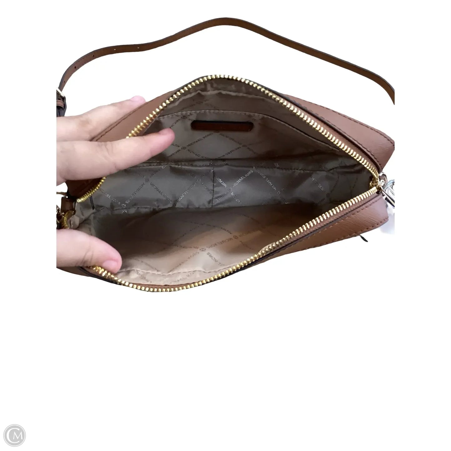 Crossbody Designer By Michael Kors, Size: Medium