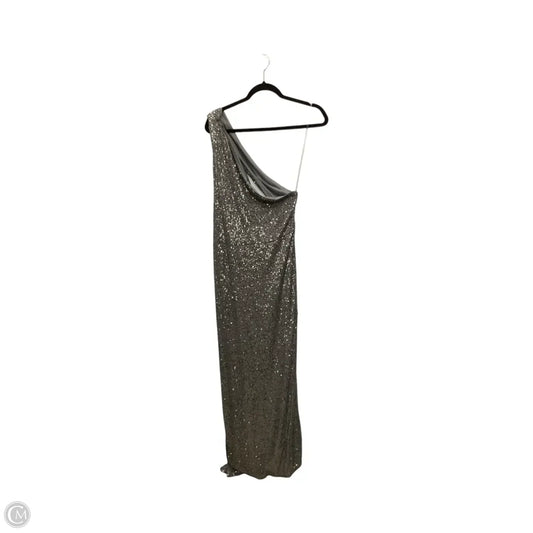 Dress Party Long By Asos In Grey, Size: 14