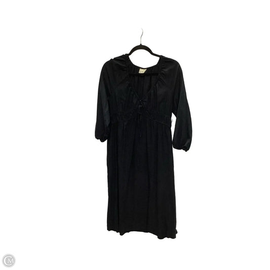 Dress Casual Midi By Universal Thread In Black, Size: M