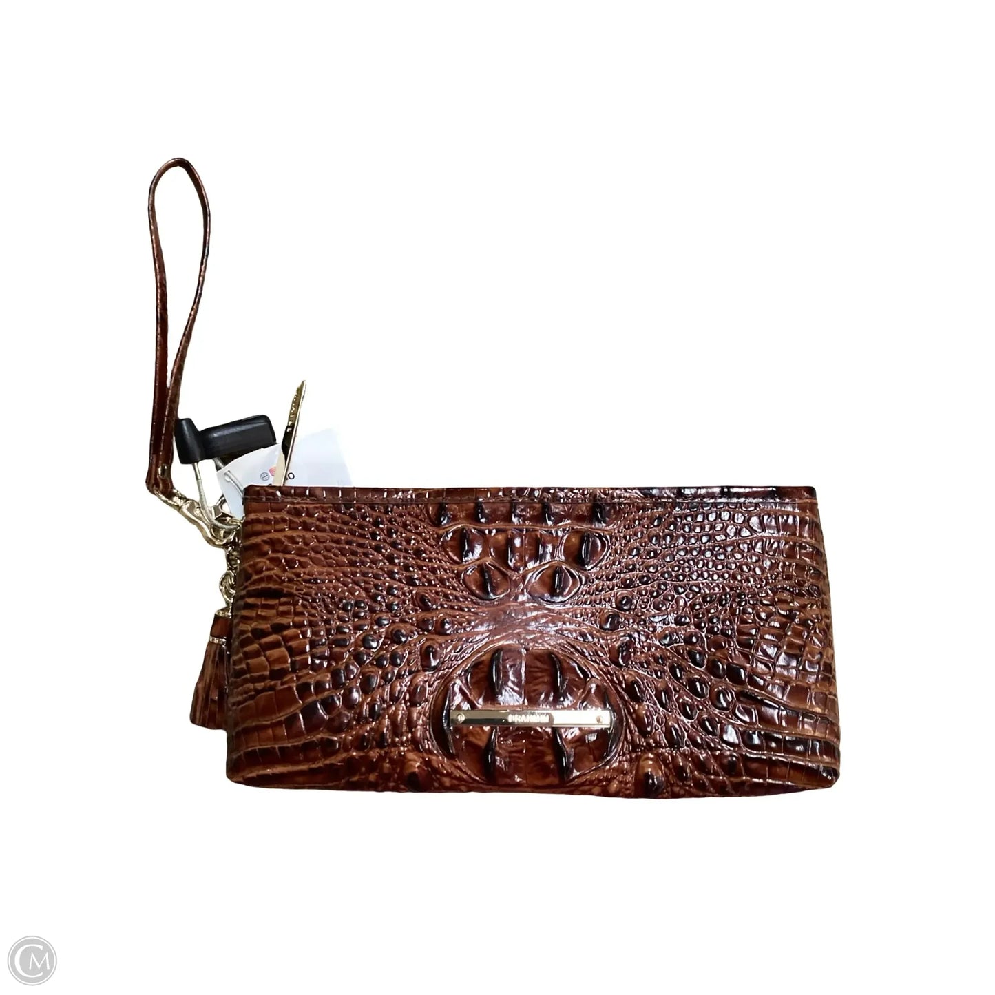 Wristlet Designer By Brahmin, Size: Large