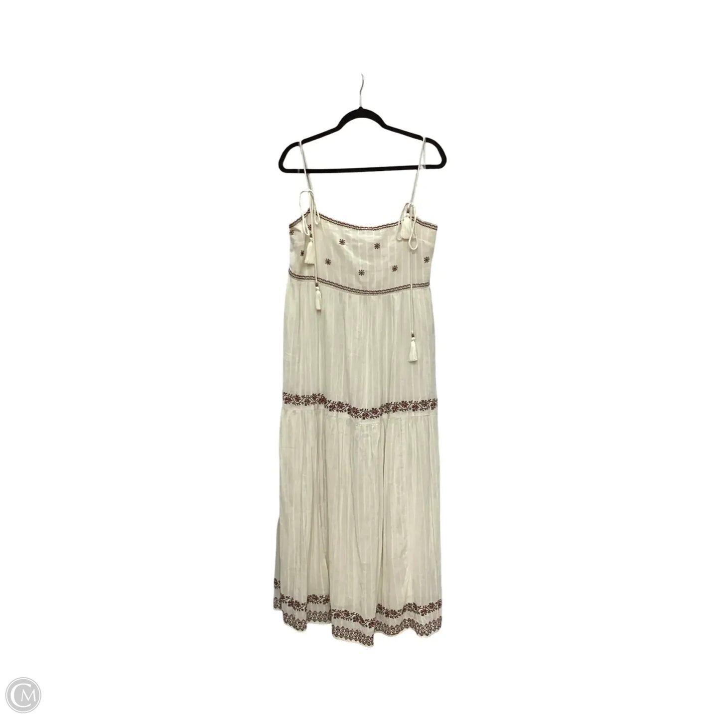 Dress Casual Maxi By American Eagle In Cream, Size: Xl