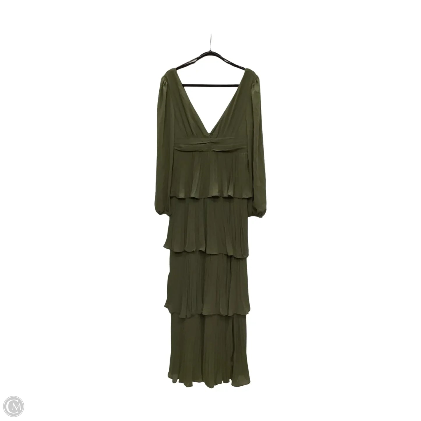 Dress Party Long By Lulus In Green, Size: L