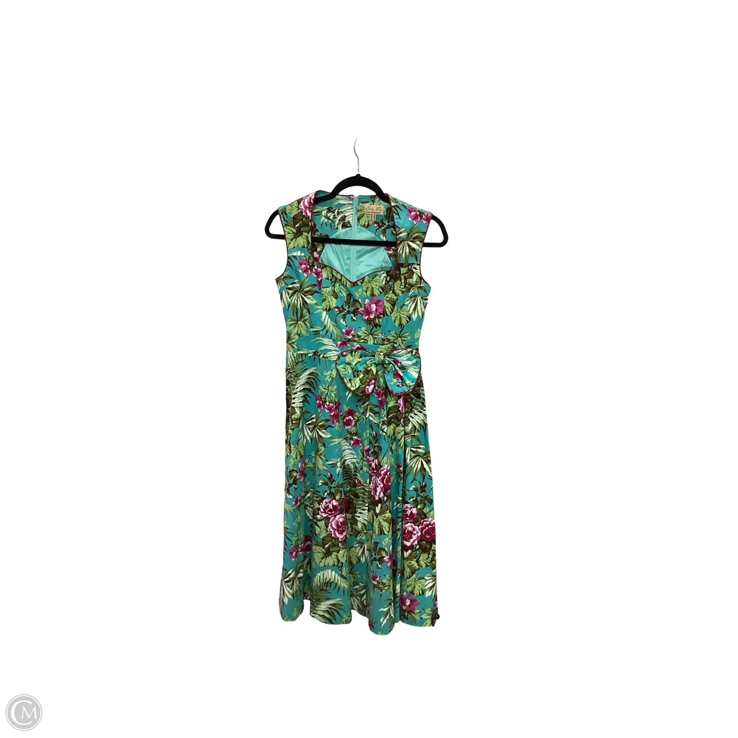Dress Casual Midi By Lindy Bop In Tropical Print, Size: S