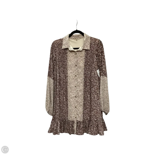 Dress Casual Short By Promesa In Floral Print, Size: S