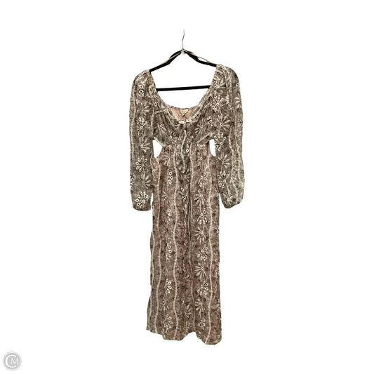 Dress Casual Midi By Clothes Mentor In Floral Print, Size: S