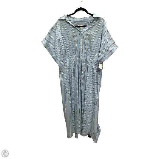 Dress Casual Midi By Ava & Viv In Striped Pattern, Size: 2x