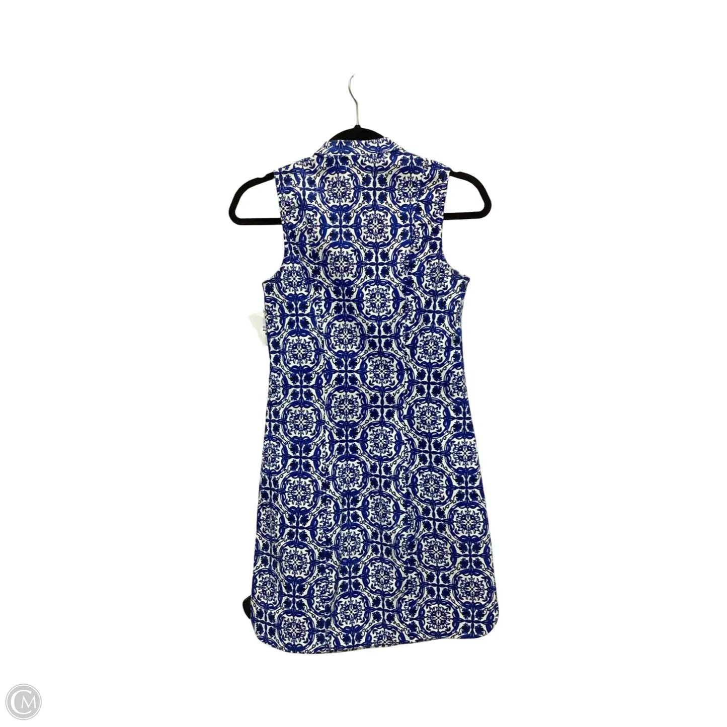 Dress Casual Short By Mudpie In Blue & White, Size: Xs