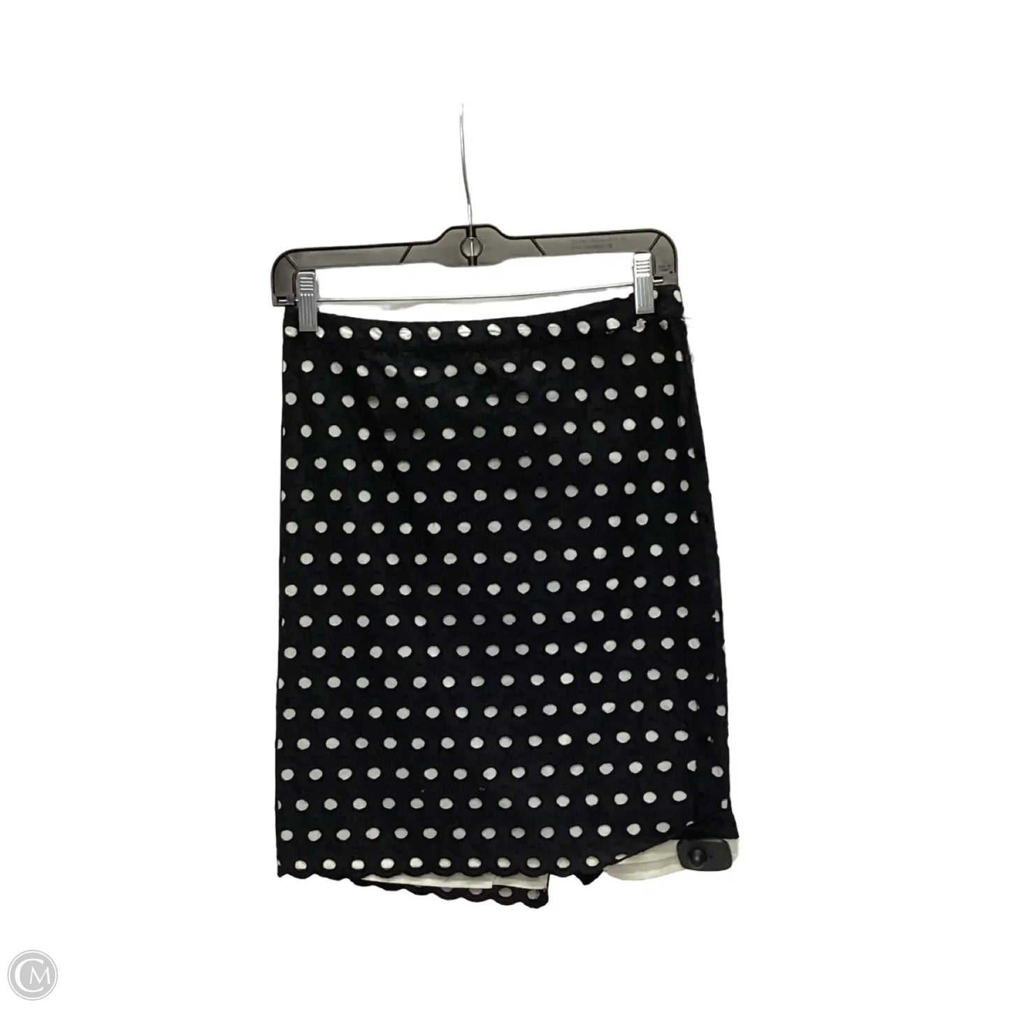 Skirt Mini & Short By Loft In Black & White, Size: 2