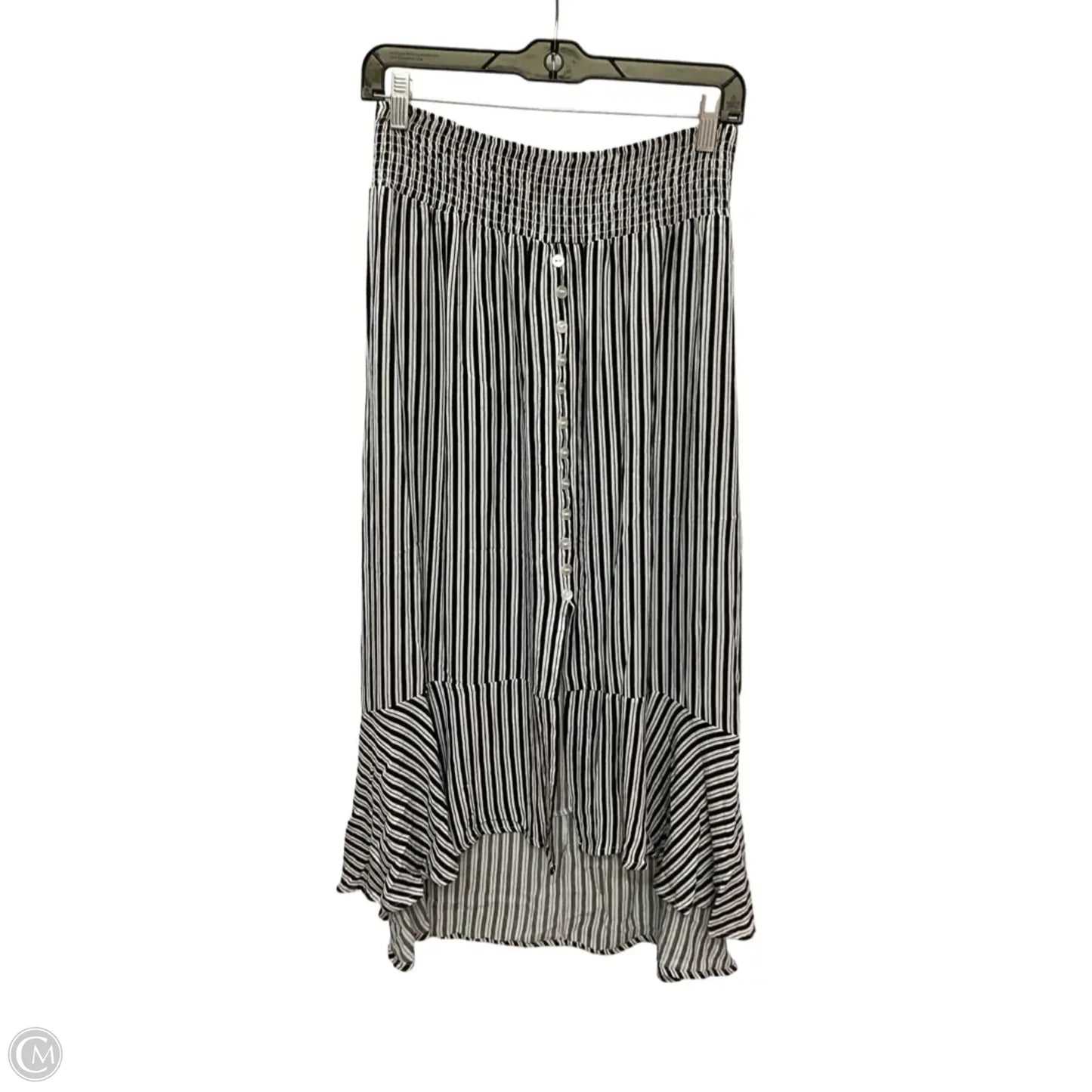 Skirt Midi By Pink Laundry In Striped Pattern, Size: M