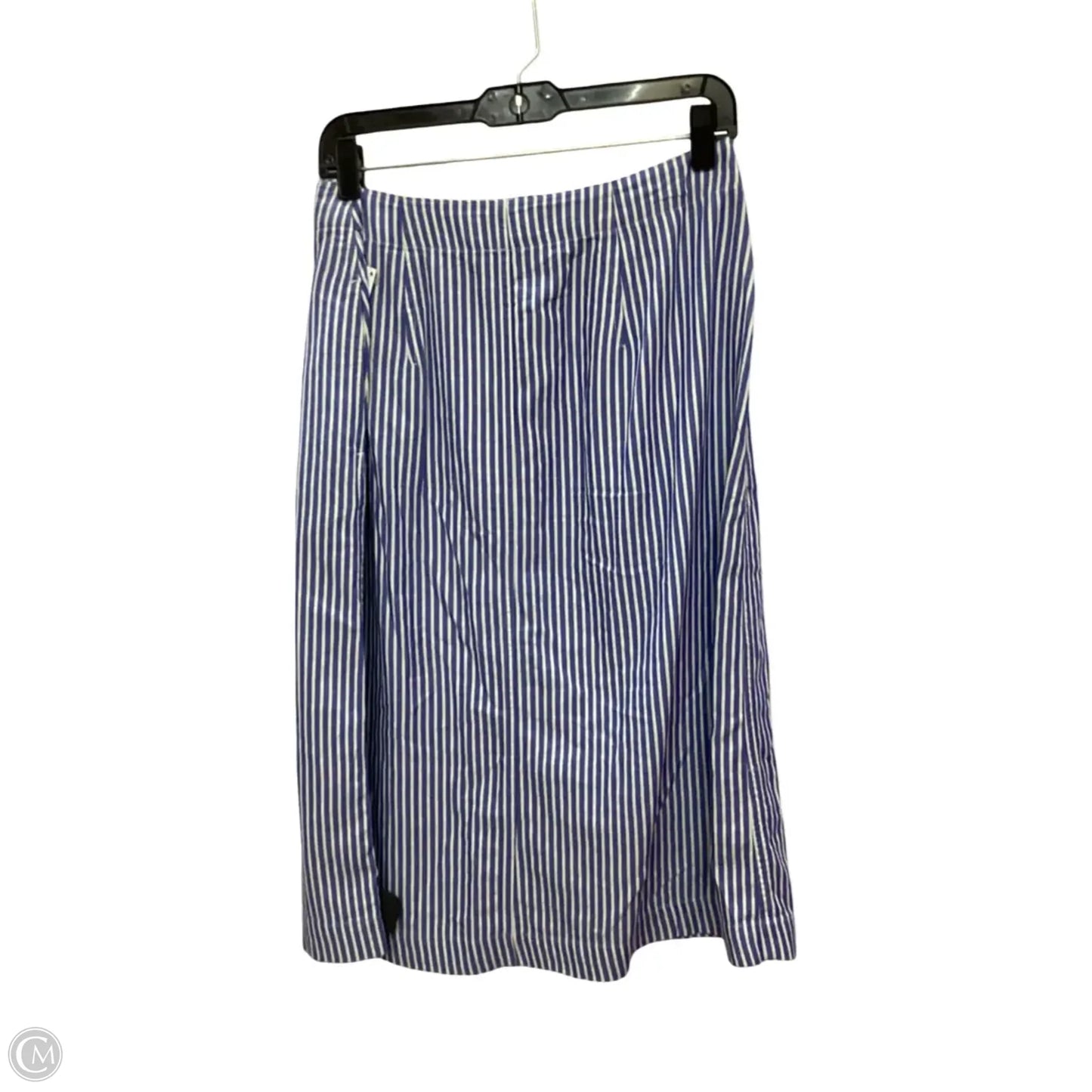 Skirt Midi By Talbots In Striped Pattern, Size: 8p