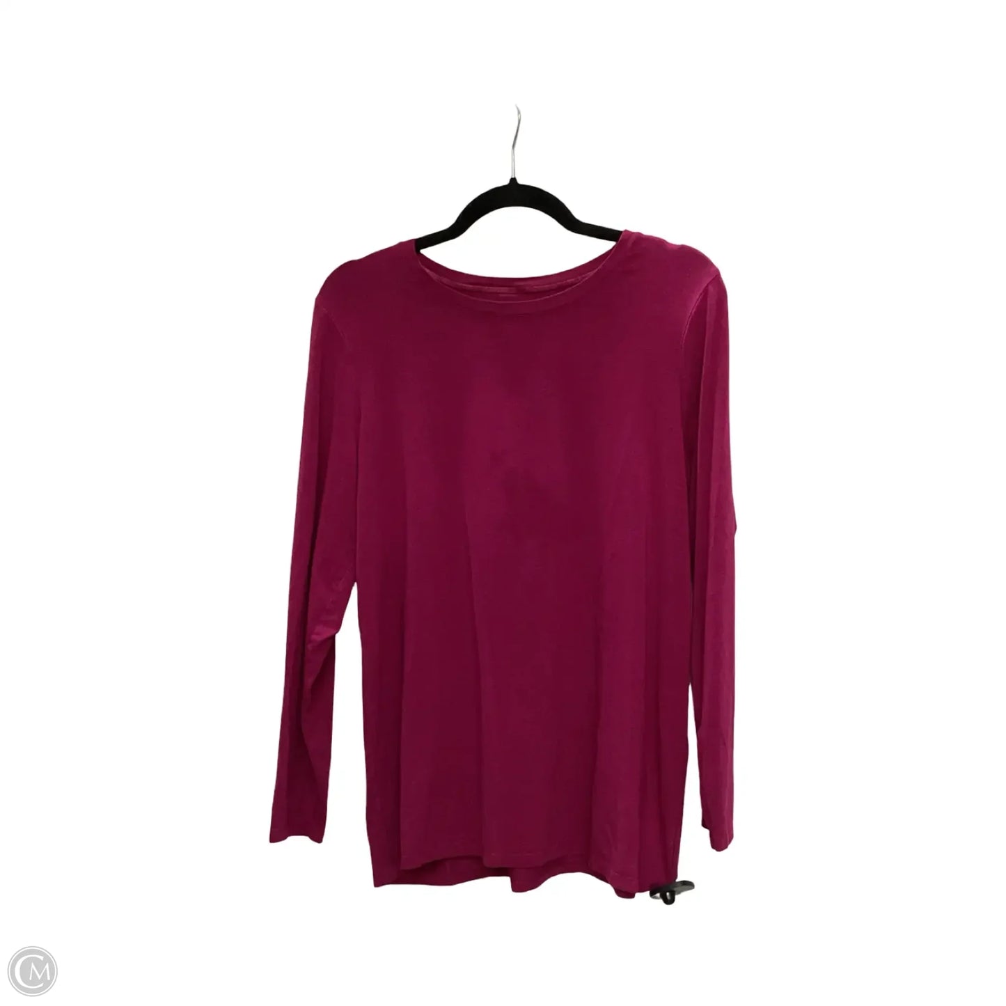 Top Long Sleeve Basic By Chicos In Pink, Size: Xl