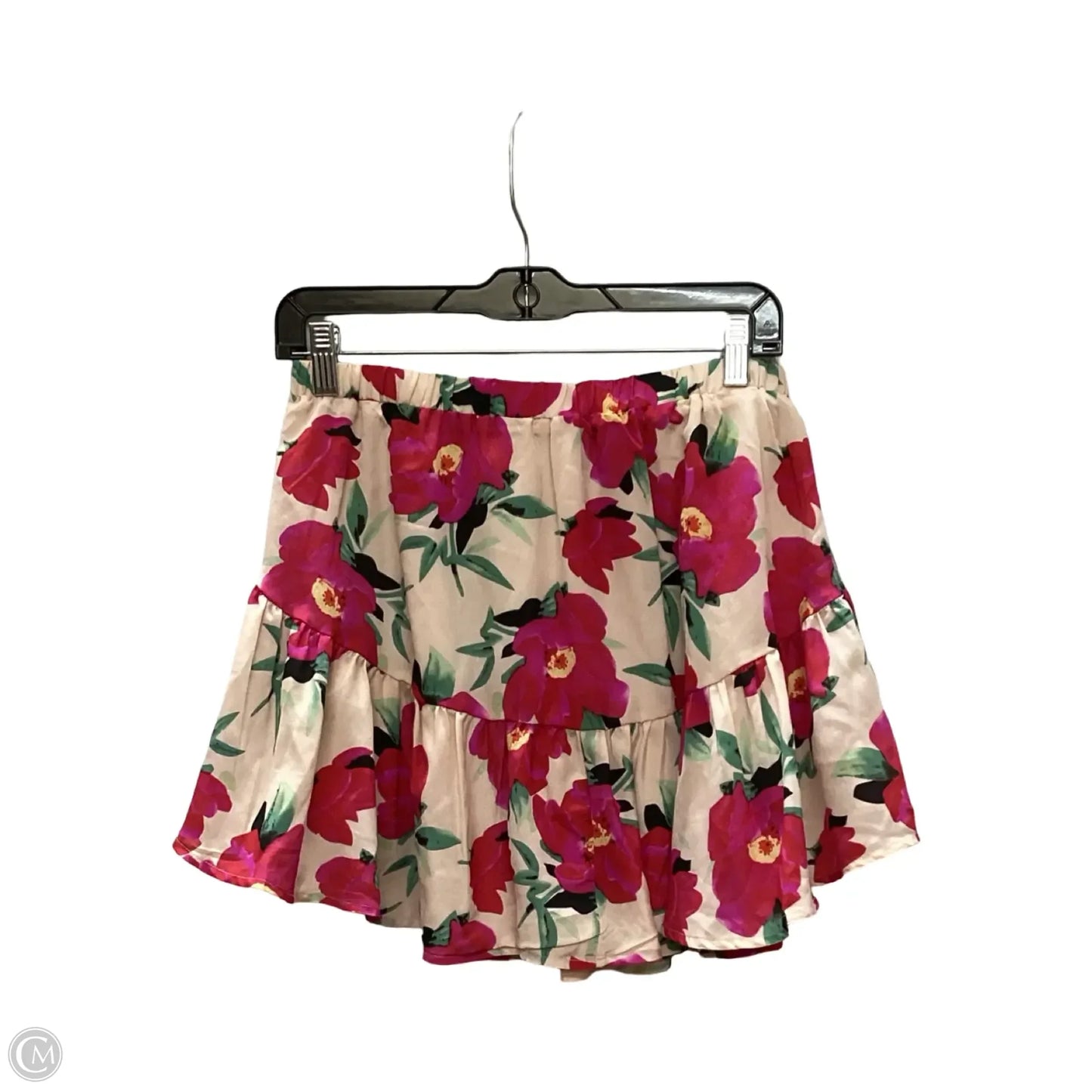 Skirt Mini & Short By Tcec In Floral Print, Size: M