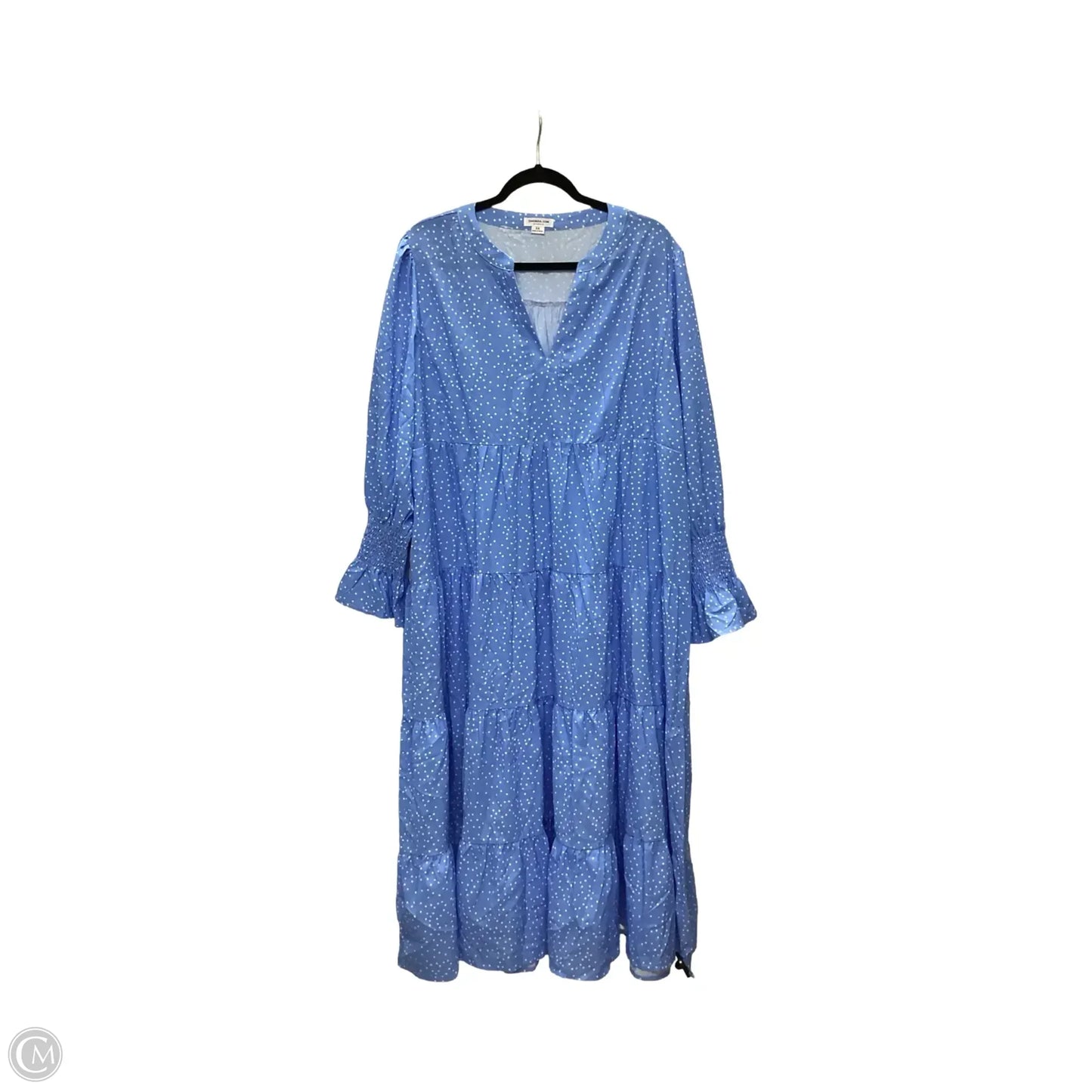 Dress Casual Maxi By Chicsoul In Polkadot Pattern, Size: 3x