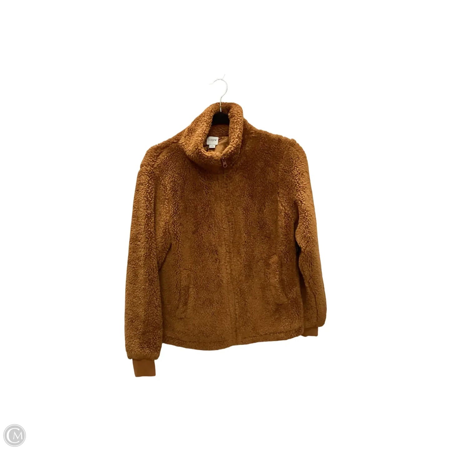 Jacket Faux Fur & Sherpa By J. Crew In Brown, Size: S