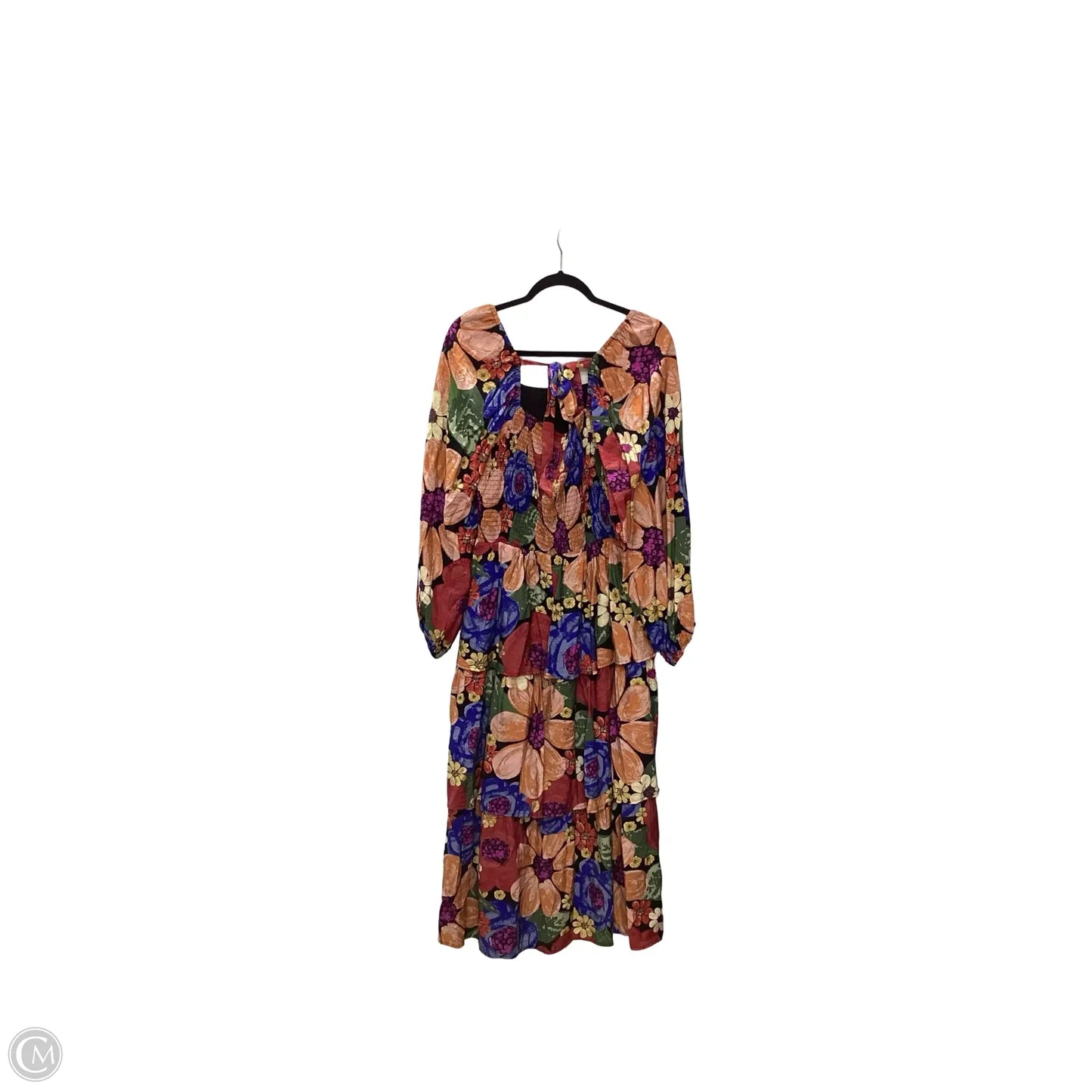Dress Casual Maxi By Oddi In Floral Print, Size: 2x