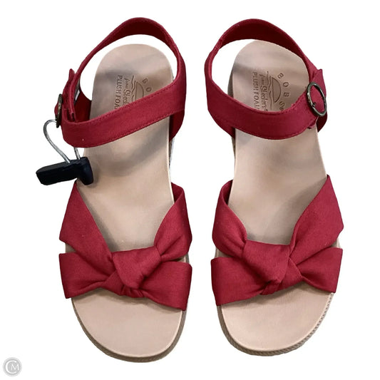 Sandals Flats By Skechers In Red, Size: 8