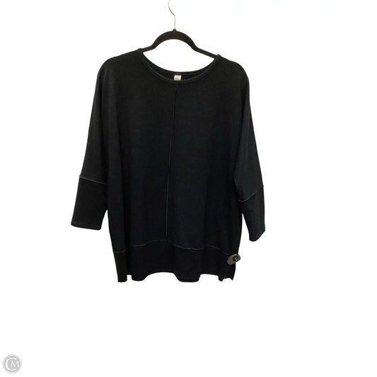 Blouse Long Sleeve By Spanx In Black, Size: M