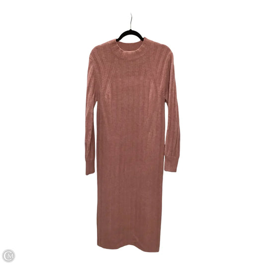 Dress Sweater By A New Day In Pink, Size: M