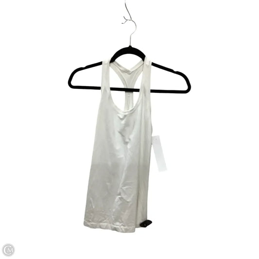 Athletic Tank Top By Lululemon In White, Size: 6