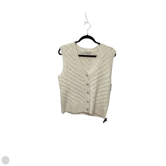 Vest Sweater By Bishop + Young In Cream, Size: M