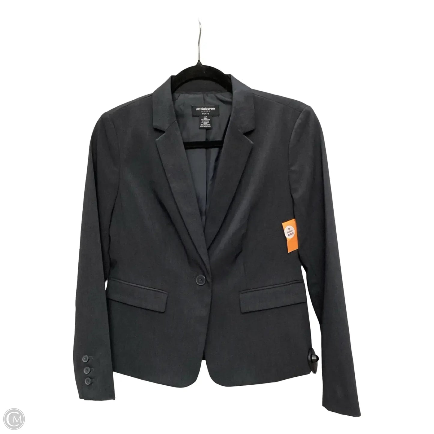 Blazer By Liz Claiborne In Black, Size: 6p