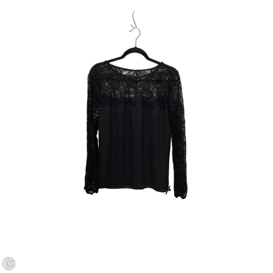 Top Long Sleeve Designer By Lilly Pulitzer In Black, Size: M