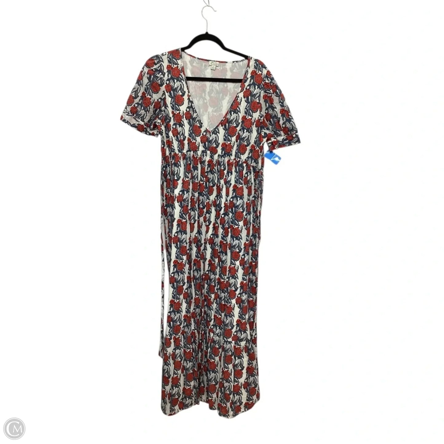 Dress Casual Maxi By J. Crew In Floral Print, Size: M