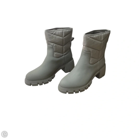 Boots Ankle Heels By Steve Madden In Grey, Size: 11