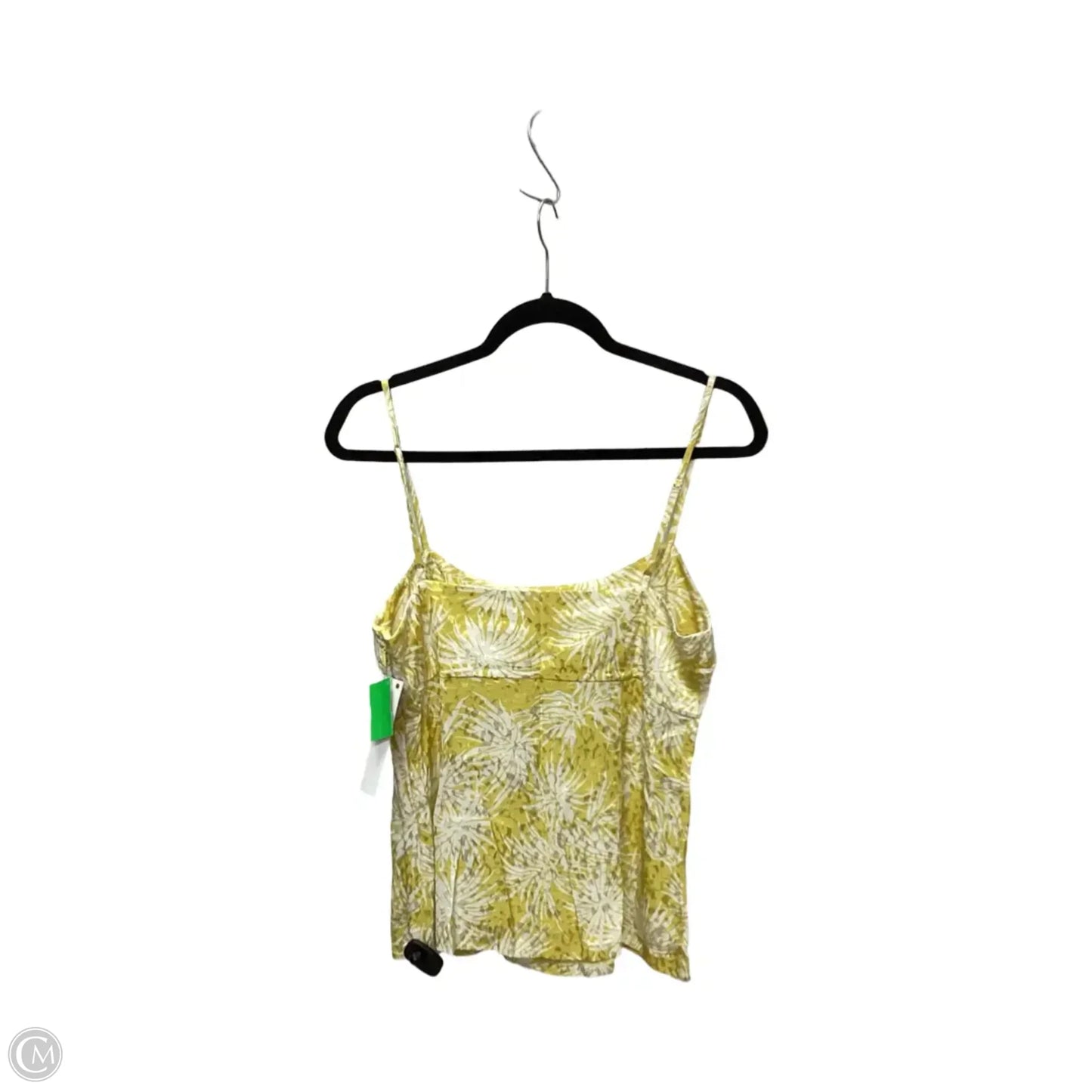 Designer Blouse Sleeveless By Rebecca Taylor In Yellow, Size: 10