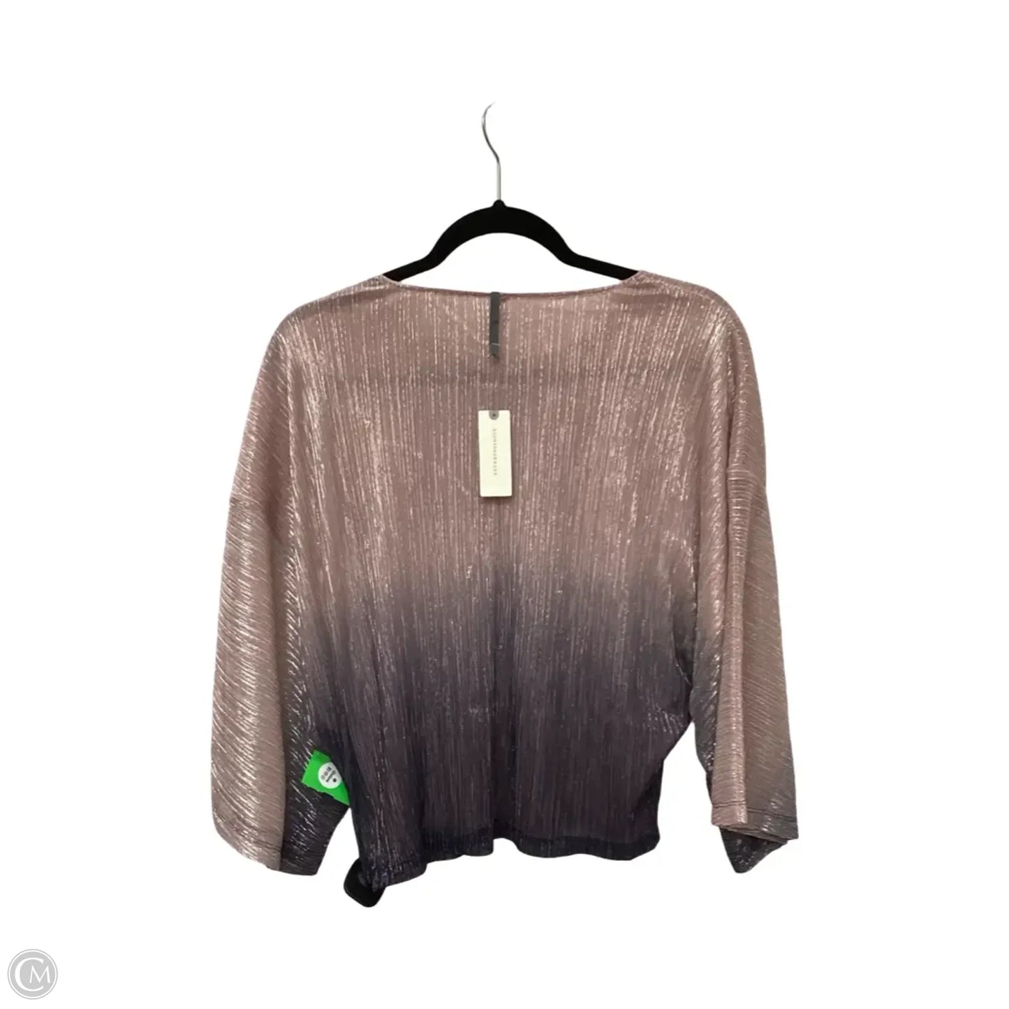 Blouse 3/4 Sleeve By Anthropologie In Purple, Size: S