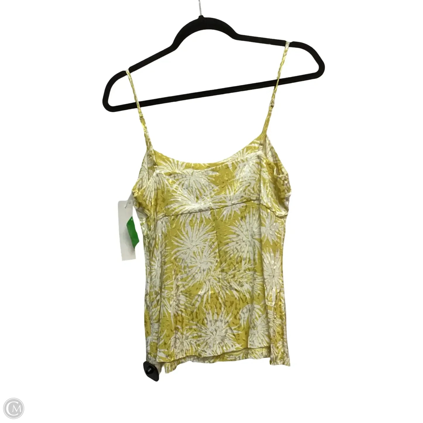 Designer Blouse Sleeveless By Rebecca Taylor In Yellow, Size: 6