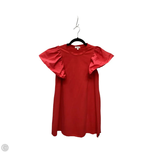 Dress Casual Short By Tcec In Red, Size: S