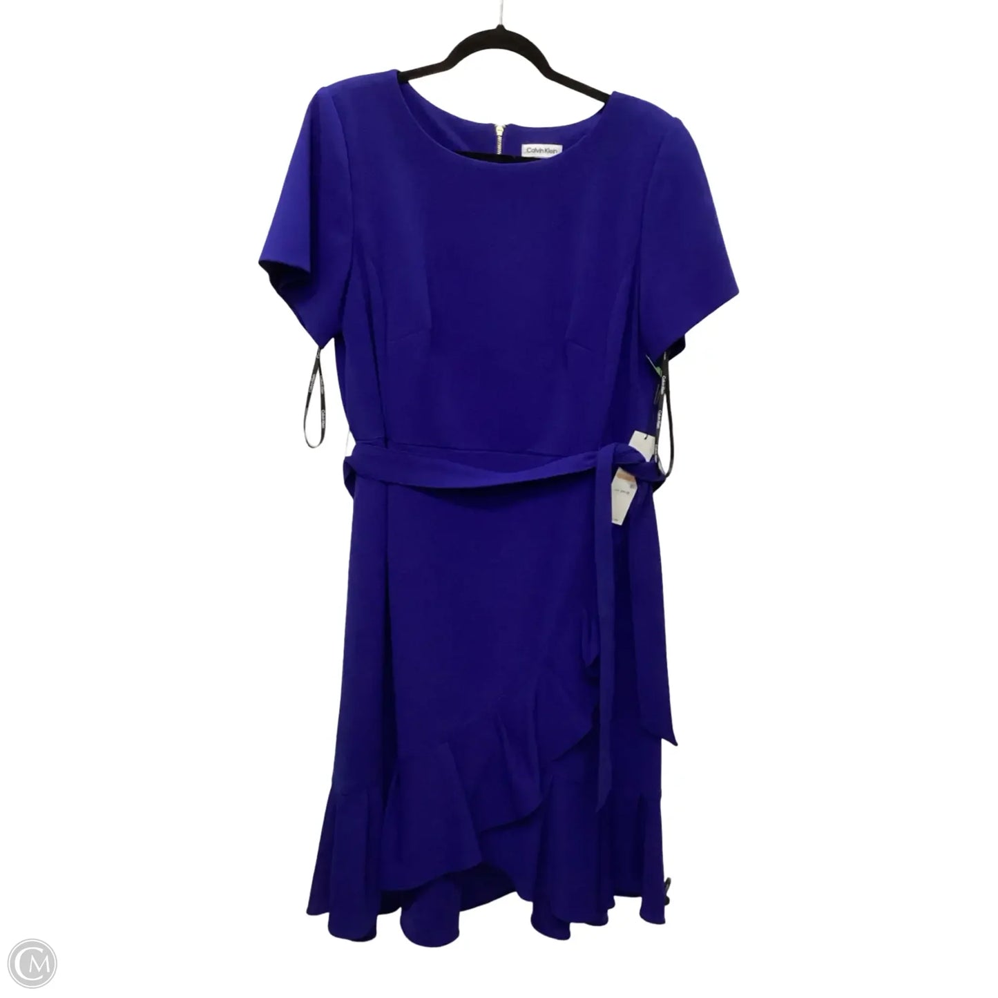 Dress Party Short By Calvin Klein In Blue, Size: 14