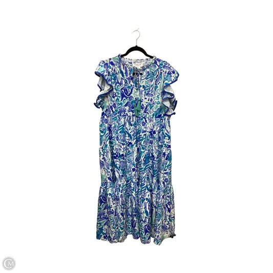 Dress Casual Maxi By Chicsoul In Tie Dye Print, Size: 1x