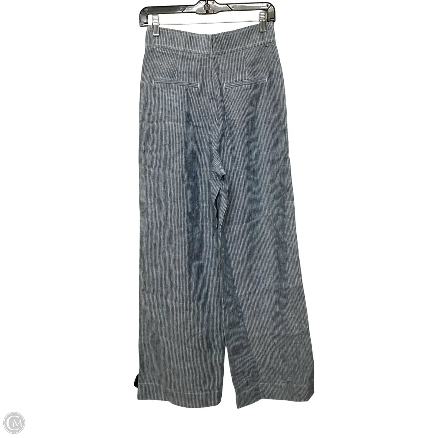 Designer Pants Linen By Everlane In Striped Pattern, Size: 0