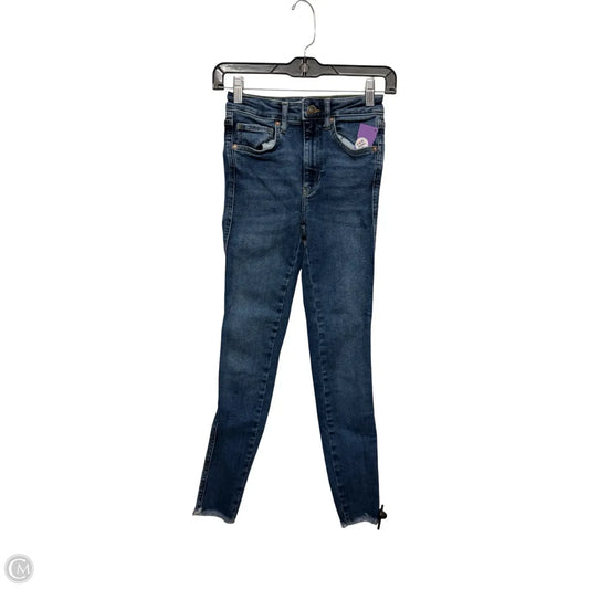 Jeans Skinny By Free People In Blue Denim, Size: 2
