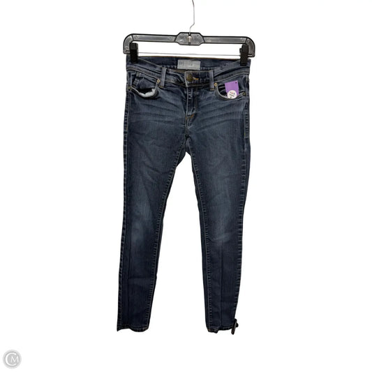 Jeans Skinny By Free People In Blue Denim, Size: 2
