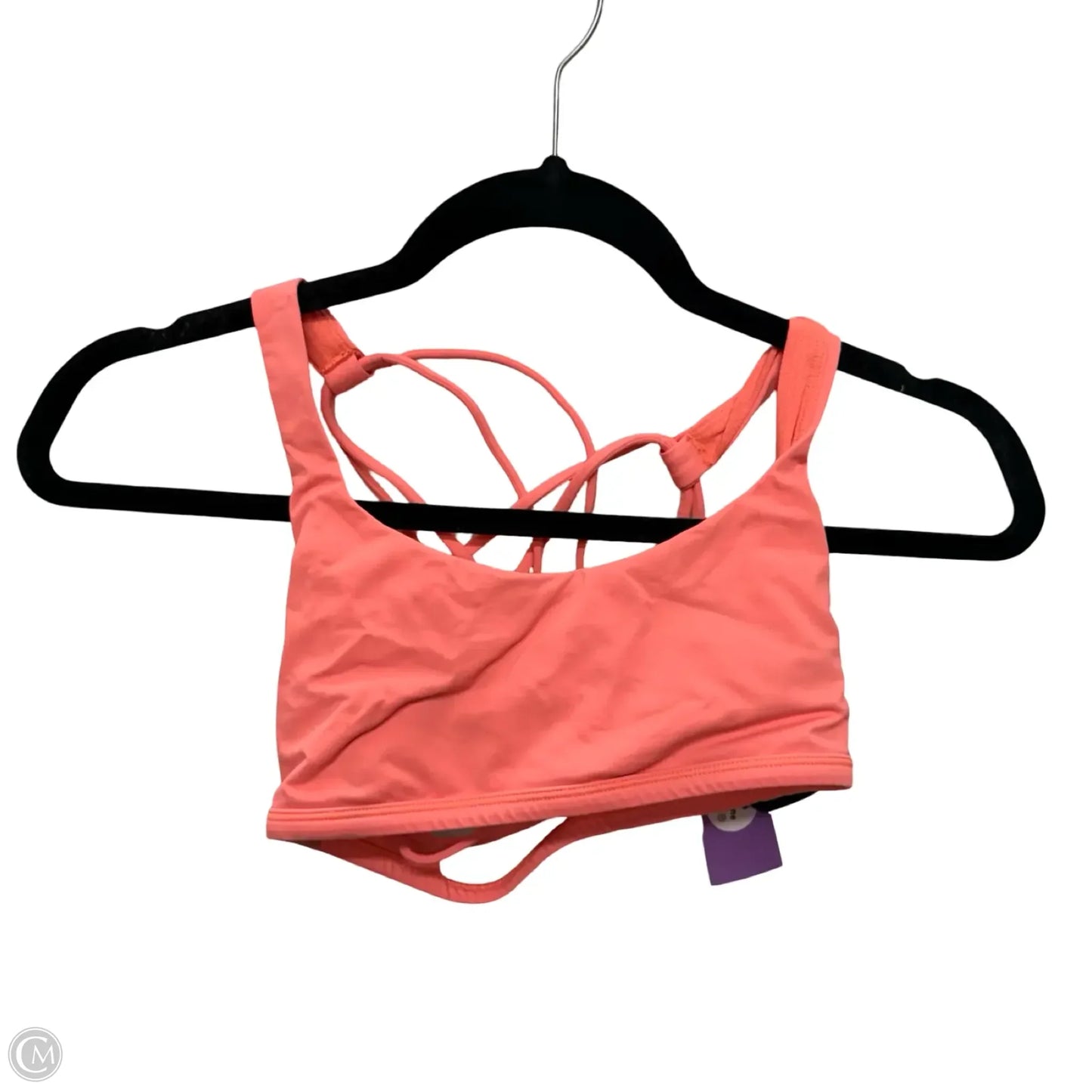 Athletic Bra By Lululemon In Orange, Size: 4