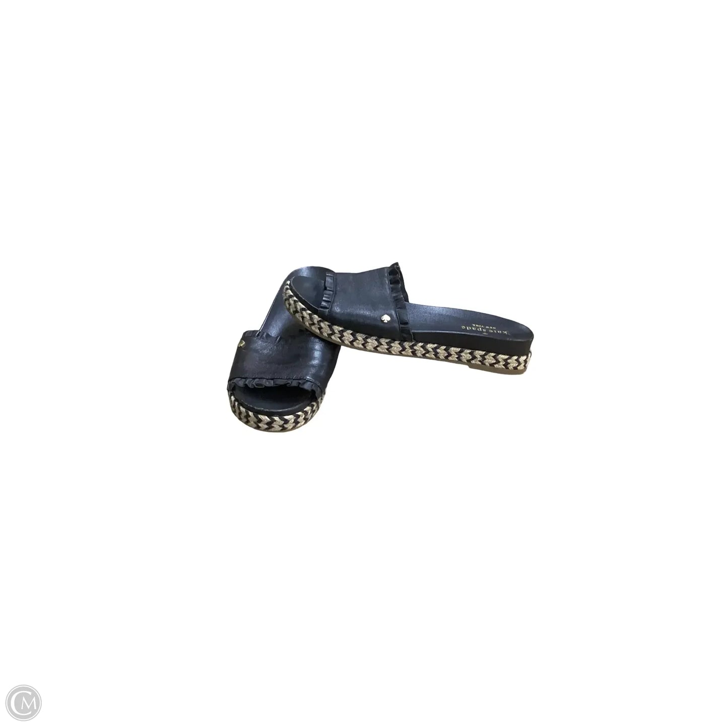 Sandals Designer By Kate Spade In Black, Size: 6