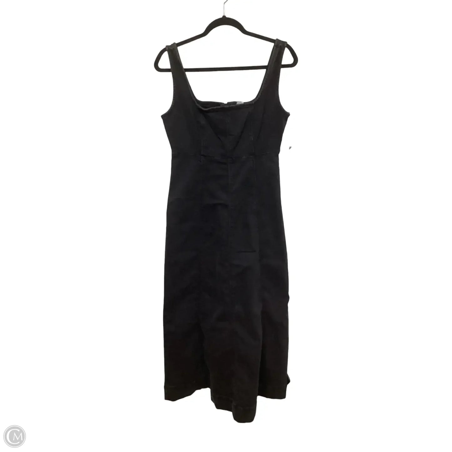 Dress Casual Midi By Old Navy In Black Denim, Size: Xs