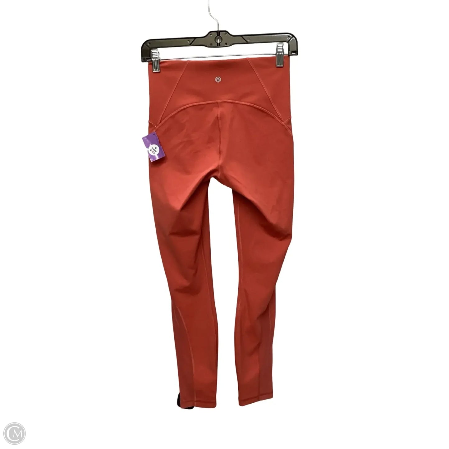 Athletic Leggings By Lululemon In Orange, Size: 6
