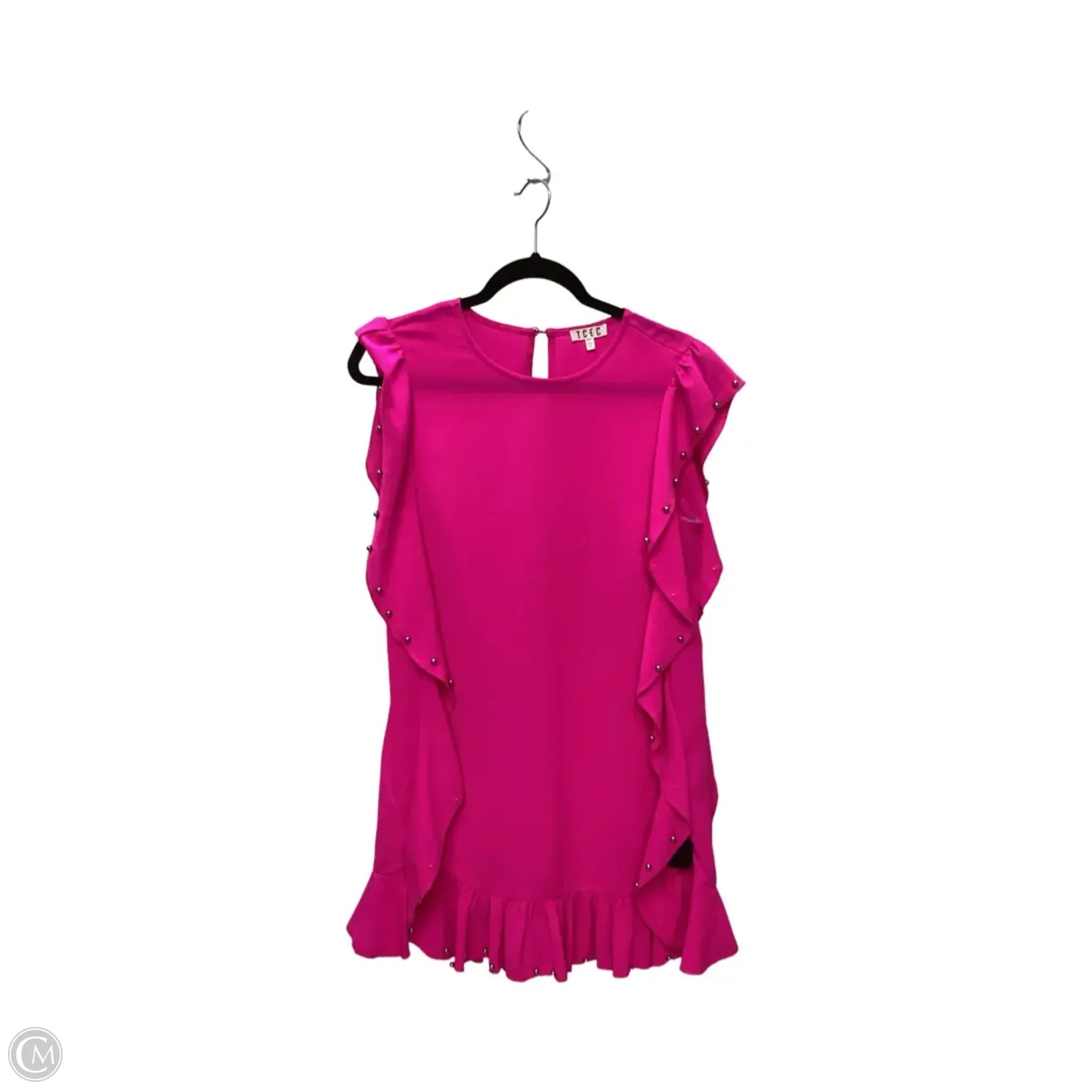 Dress Casual Short By Tcec In Pink, Size: S