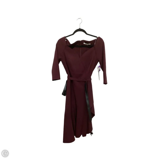 Dress Party Short By Kay Unger In Purple, Size: 8