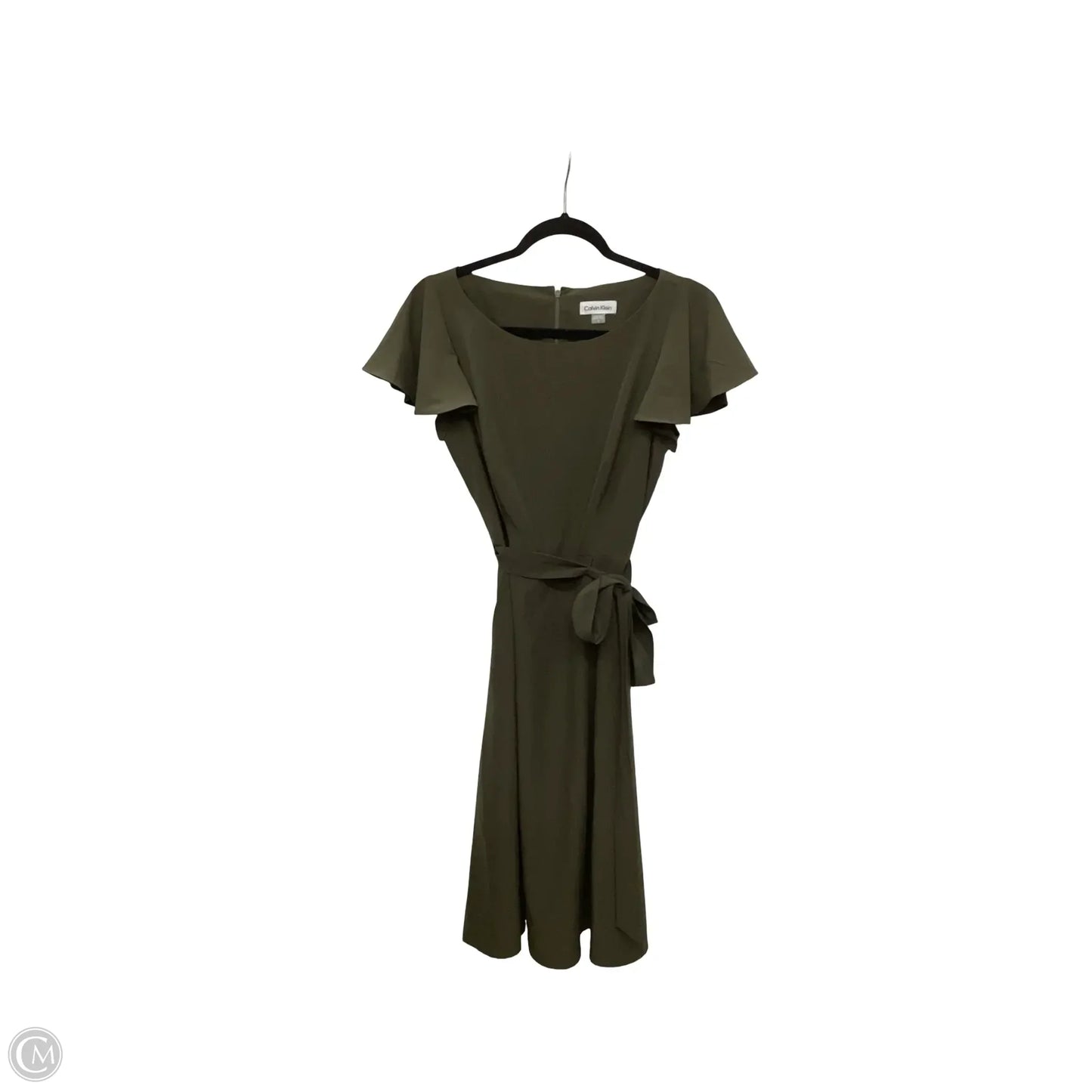 Dress Casual Short By Calvin Klein In Green, Size: 6