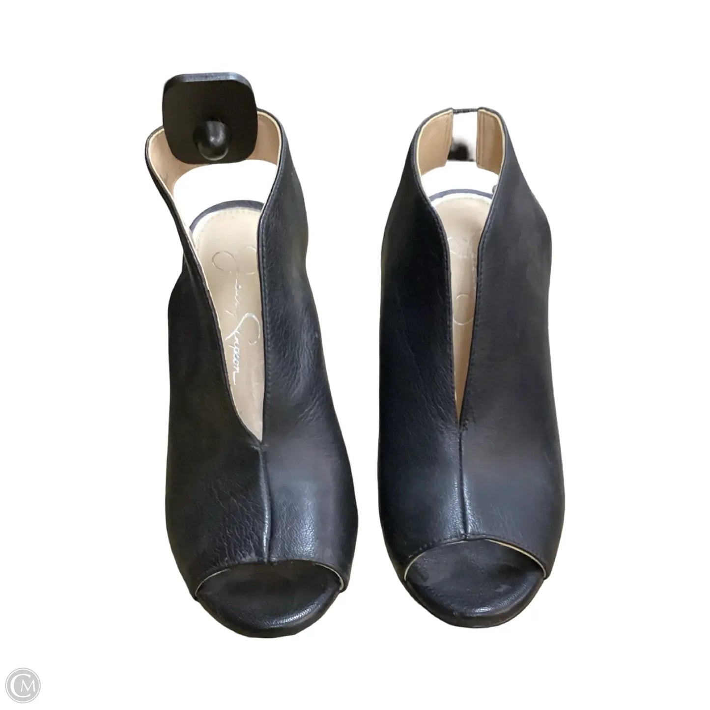 Sandals Heels Wedge By Jessica Simpson In Black, Size: 6.5