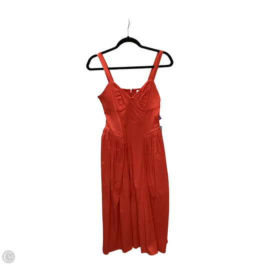 Dress Casual Midi By Future Collective In Red, Size: 2