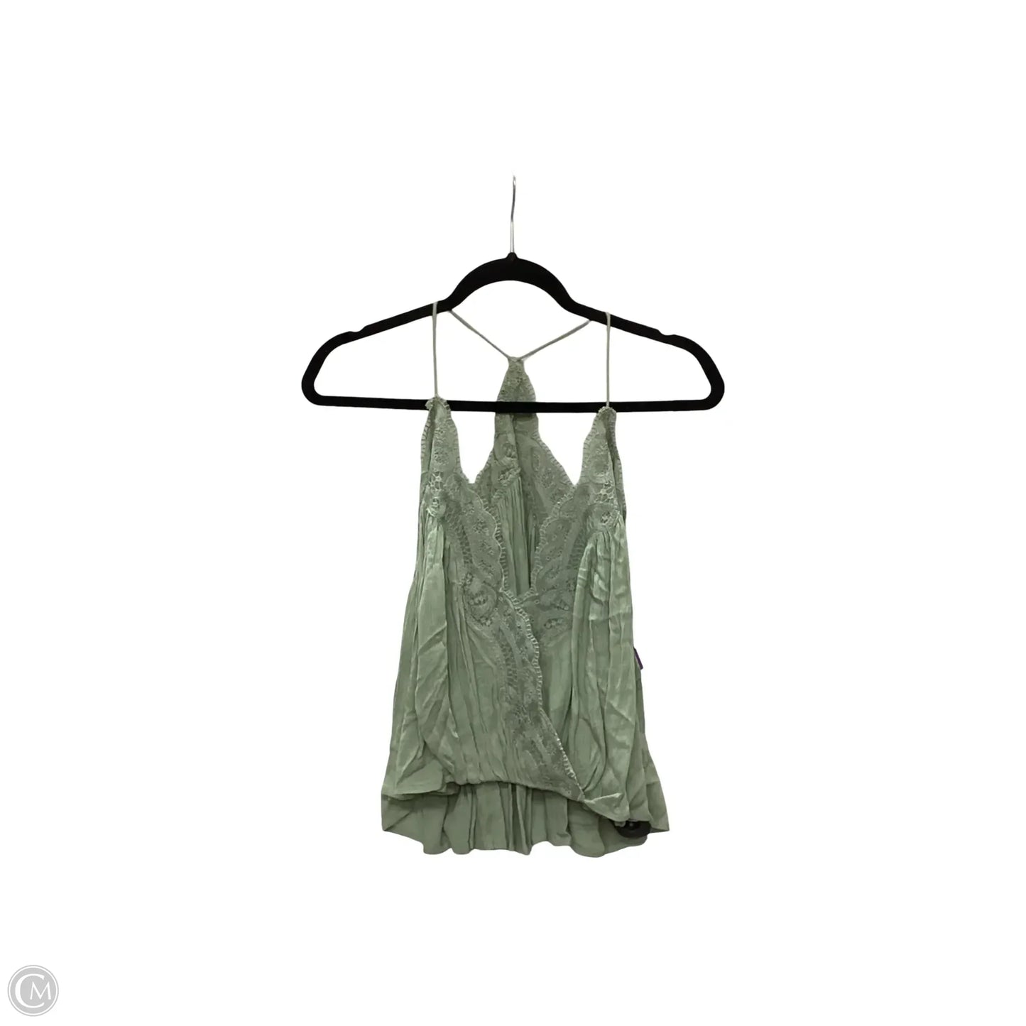 Blouse Sleeveless By Free People In Green, Size: S