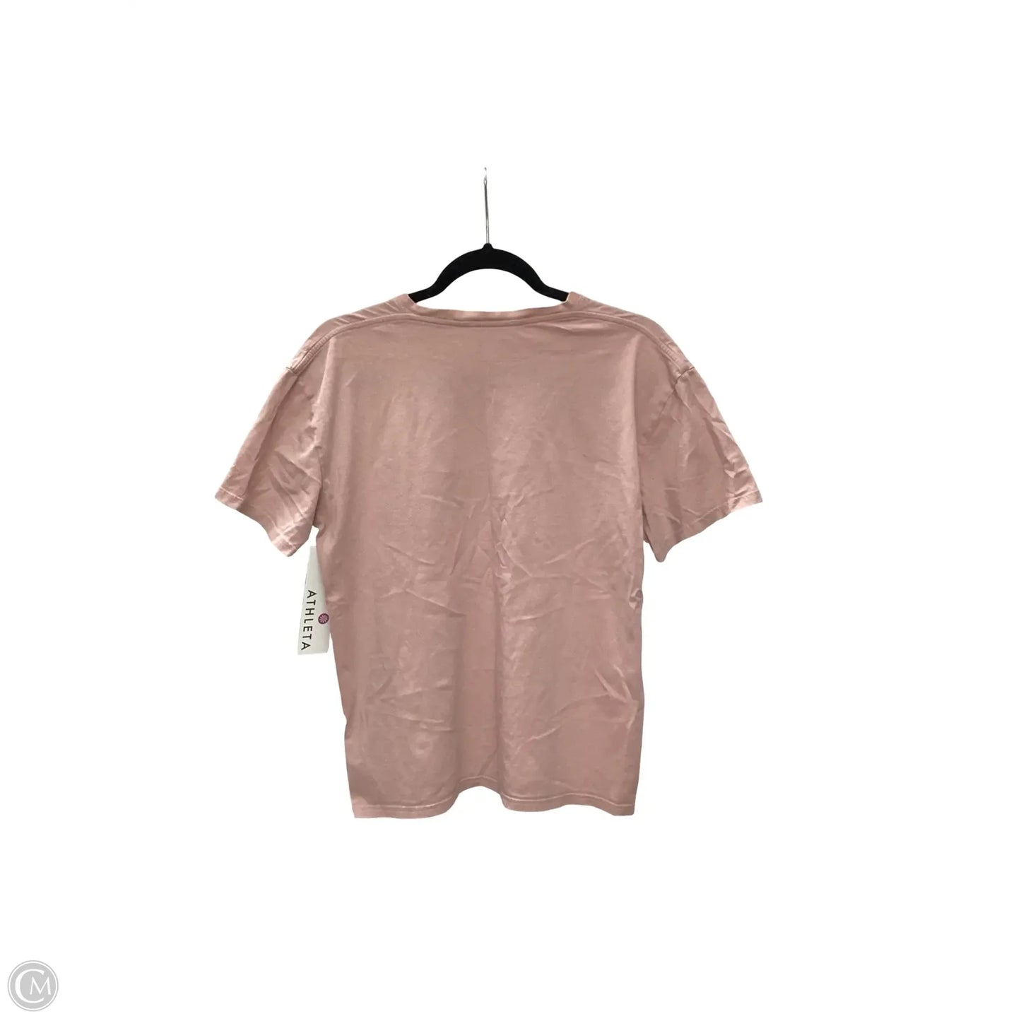Top Short Sleeve Basic By Athleta In Pink, Size: M