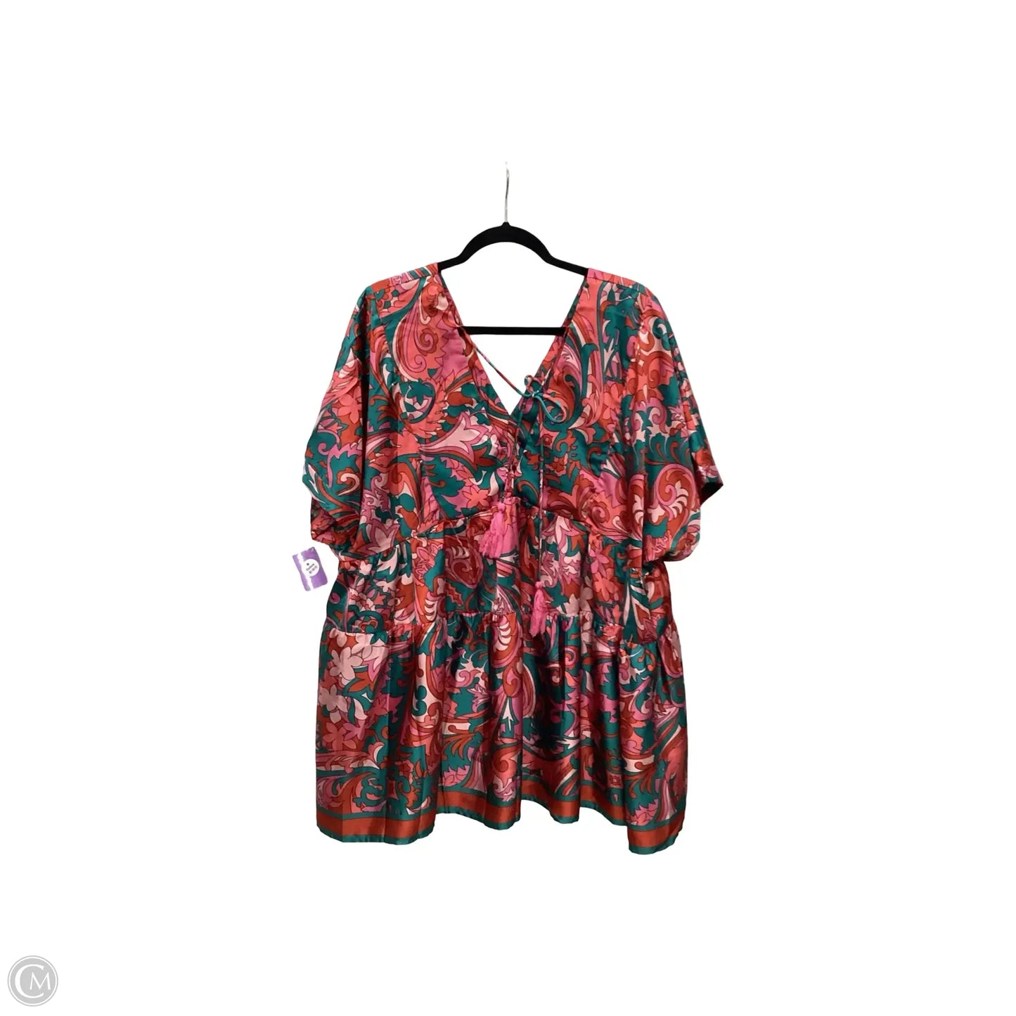 Dress Casual Short By Entro In Floral Print, Size: 2x